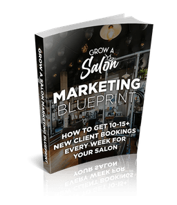 Grow A Salon Marketing Blueprint eBook cover